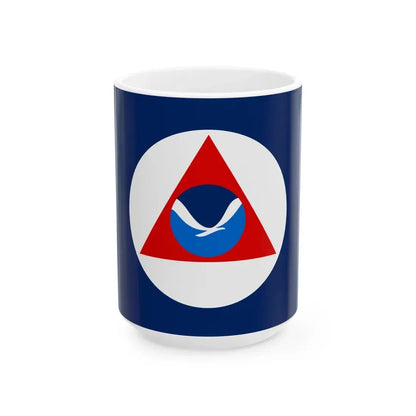 NOAA Flag (United States) White Coffee Mug 15oz - Go Mug Yourself