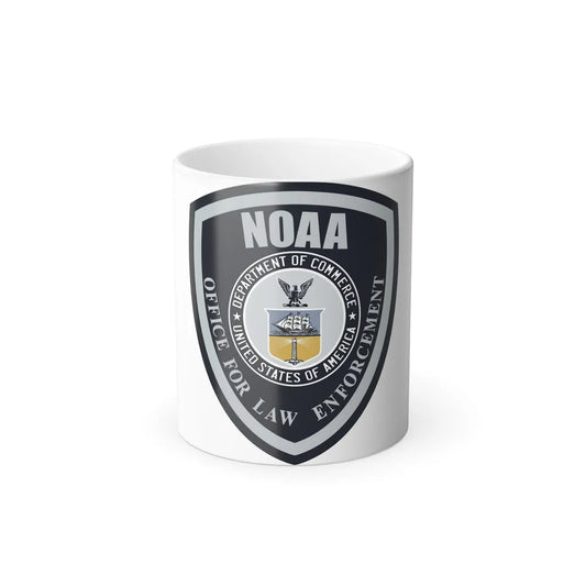 NOAA Marine Law Enforcement - Color Changing Mug 11oz-11oz-Go Mug Yourself