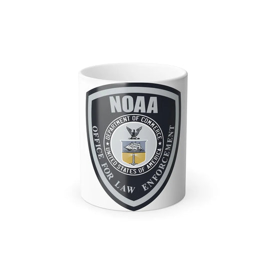 NOAA Office for Law Enforcement US Dept of Commerce - Color Changing Mug 11oz-11oz-Go Mug Yourself