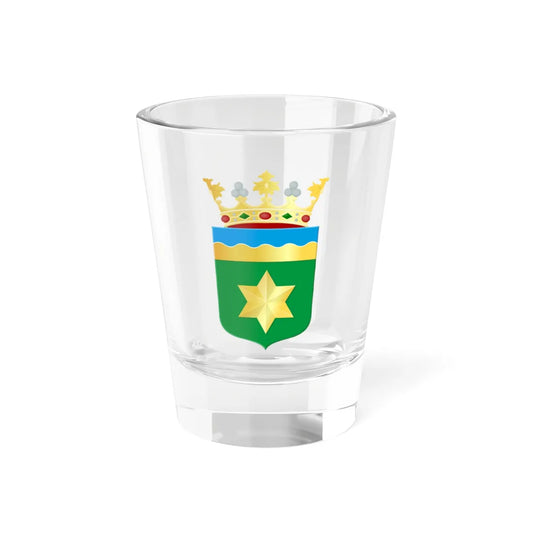Noardeast-Fryslan wapen (Netherlands) (Coat of Arms) Shot Glass 1.5oz 1.5oz - Go Mug Yourself
