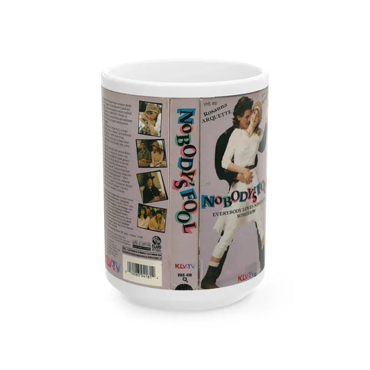 NOBODYS FOOL (VHS COVER) - White Coffee Mug 15oz - Go Mug Yourself