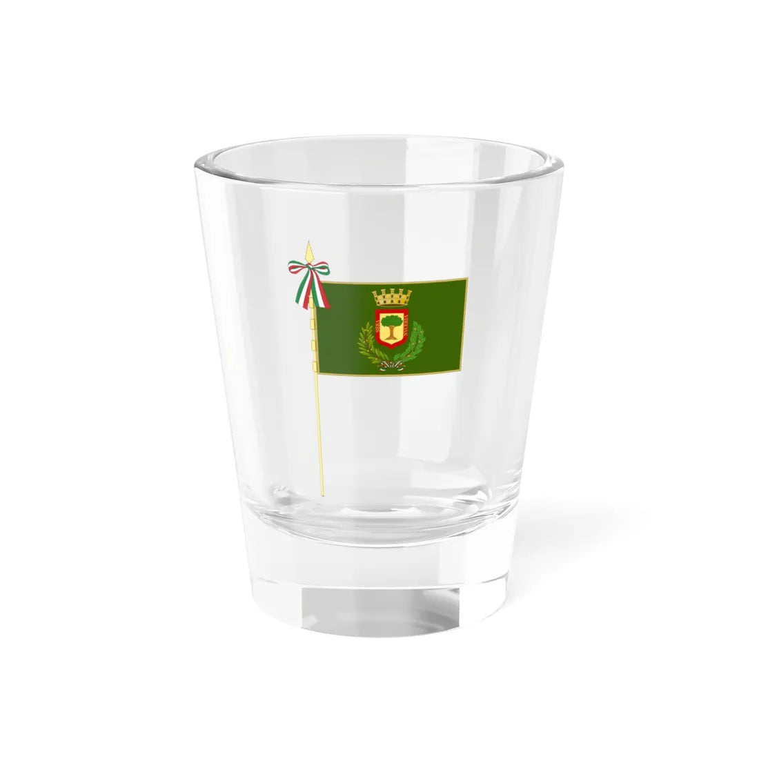 Nocera Inferiore-Bandiera Completa (Italy) Shot Glass 1.5oz 1.5oz - Go Mug Yourself