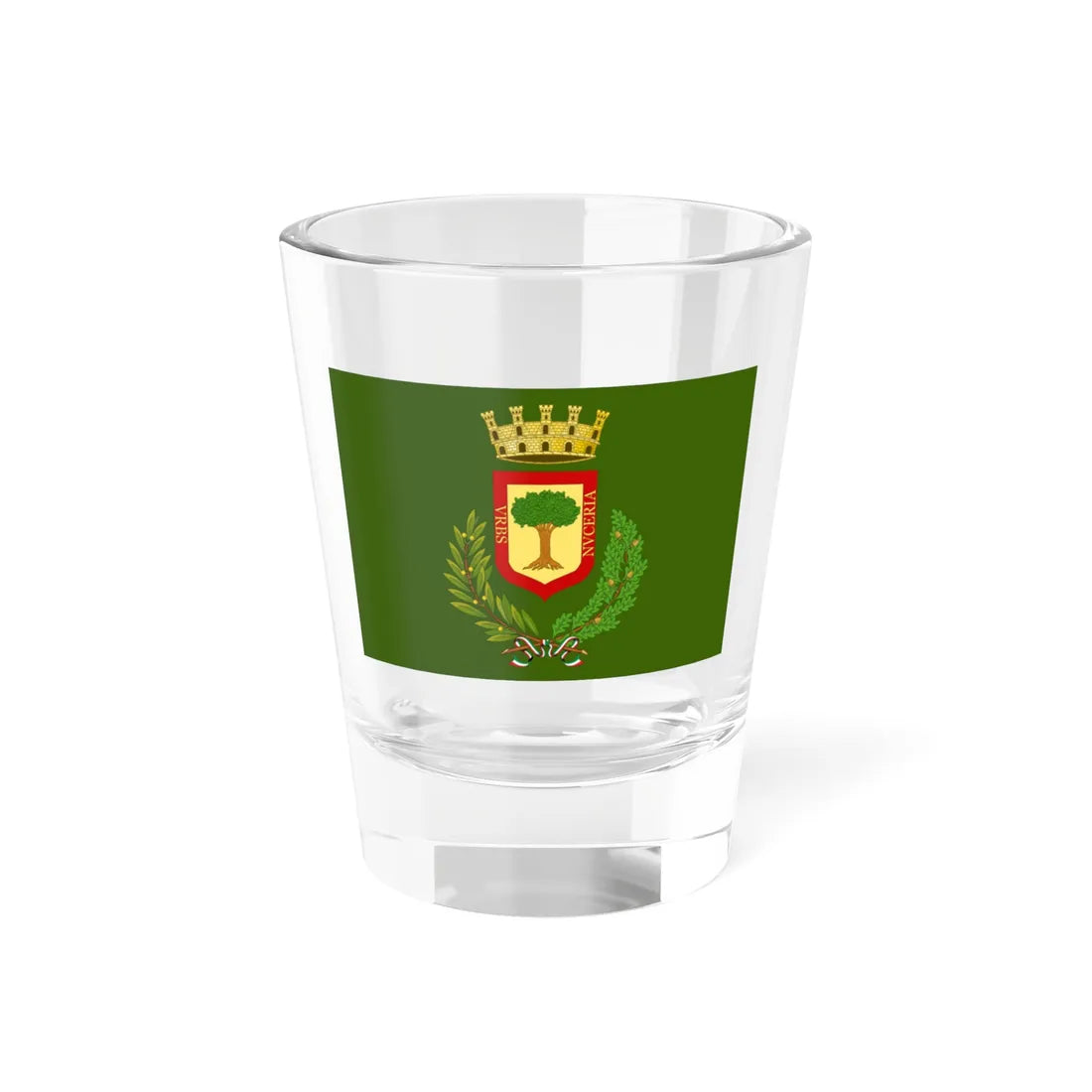Nocera Inferiore-Bandiera (Italy) Shot Glass 1.5oz 1.5oz - Go Mug Yourself