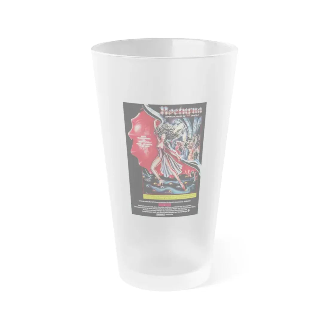 NOCTURNA 1976 Movie Poster - Frosted Pint Glass 16oz 16oz Frosted - Go Mug Yourself