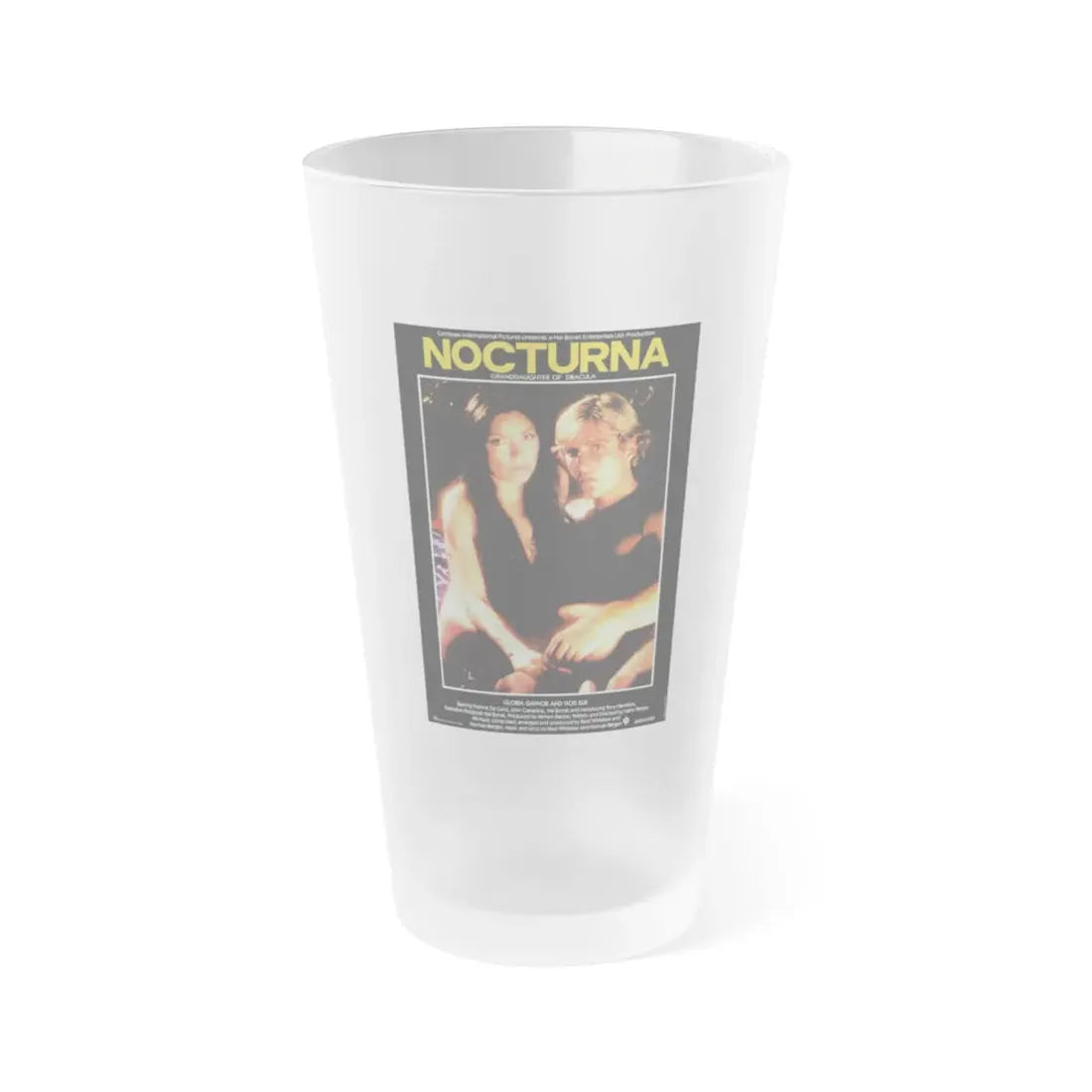 NOCTURNA (2) 1976 Movie Poster - Frosted Pint Glass 16oz 16oz Frosted - Go Mug Yourself