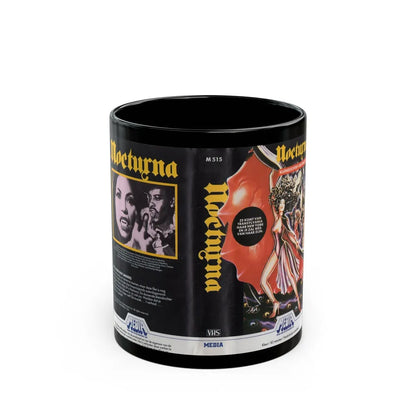 NOCTURNA (VHS COVER) - Black Coffee Mug-11oz-Go Mug Yourself