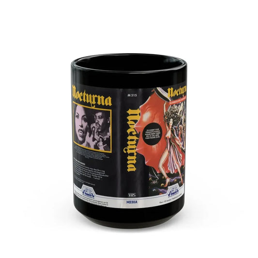 NOCTURNA (VHS COVER) - Black Coffee Mug 15oz - Go Mug Yourself
