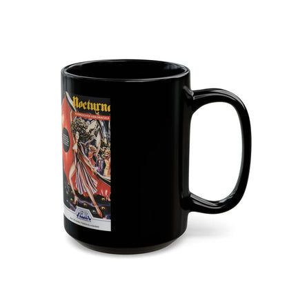 NOCTURNA (VHS COVER) - Black Coffee Mug-Go Mug Yourself