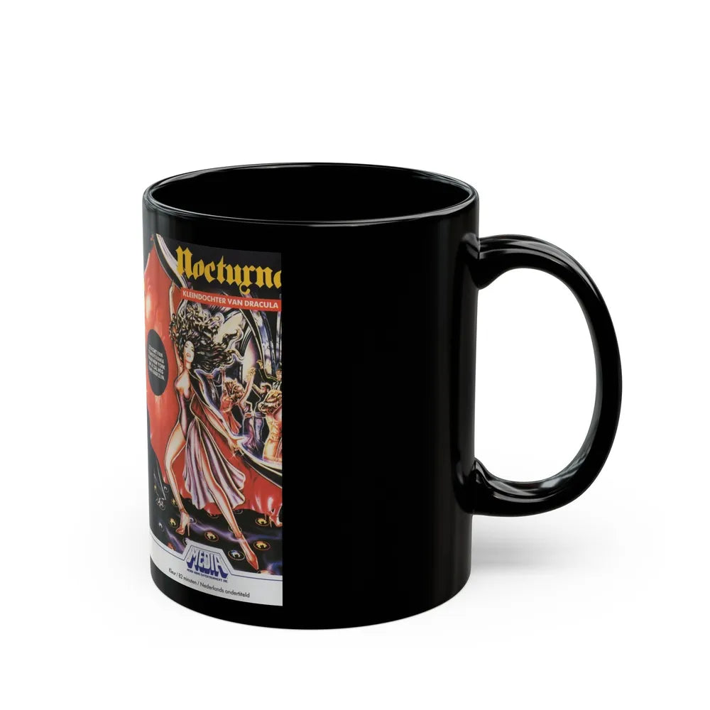 NOCTURNA (VHS COVER) - Black Coffee Mug-Go Mug Yourself