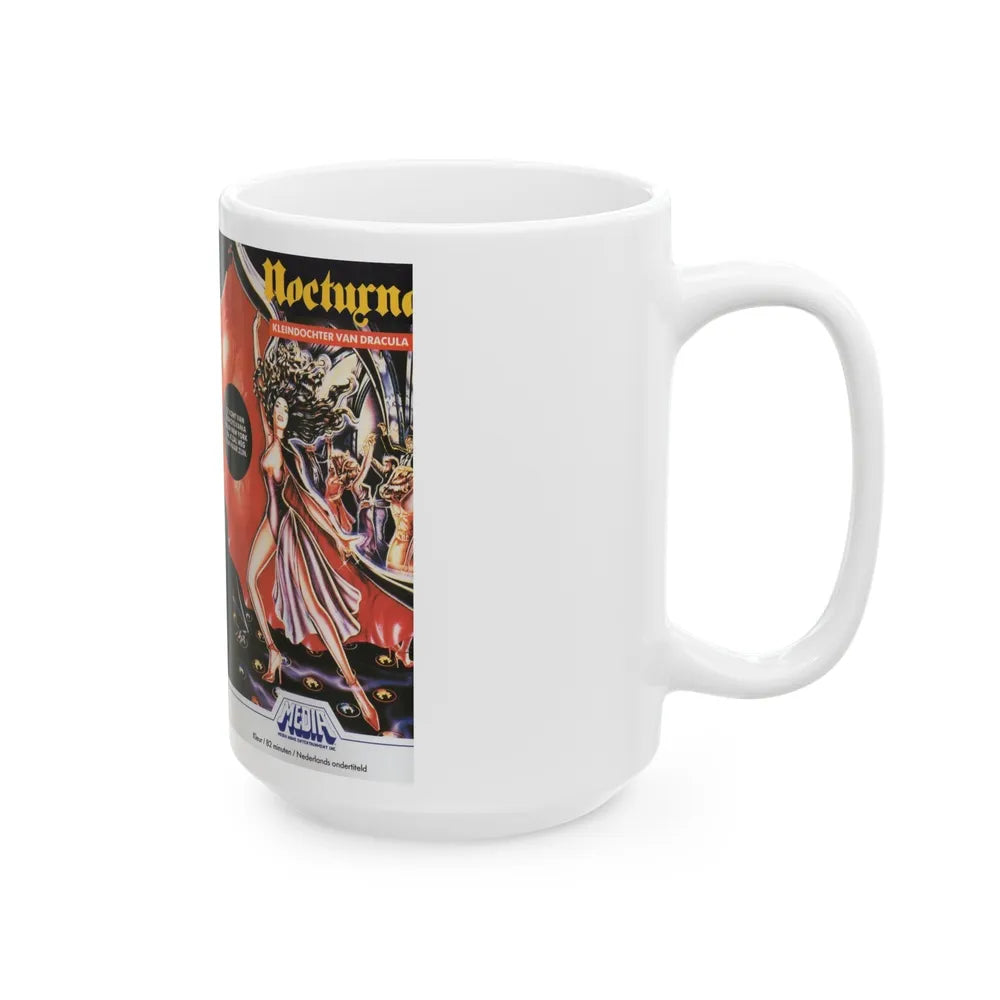 NOCTURNA (VHS COVER) - White Coffee Mug-Go Mug Yourself