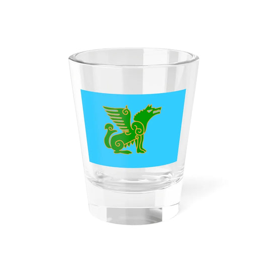 Nogai flag (Russia) Shot Glass 1.5oz 1.5oz - Go Mug Yourself