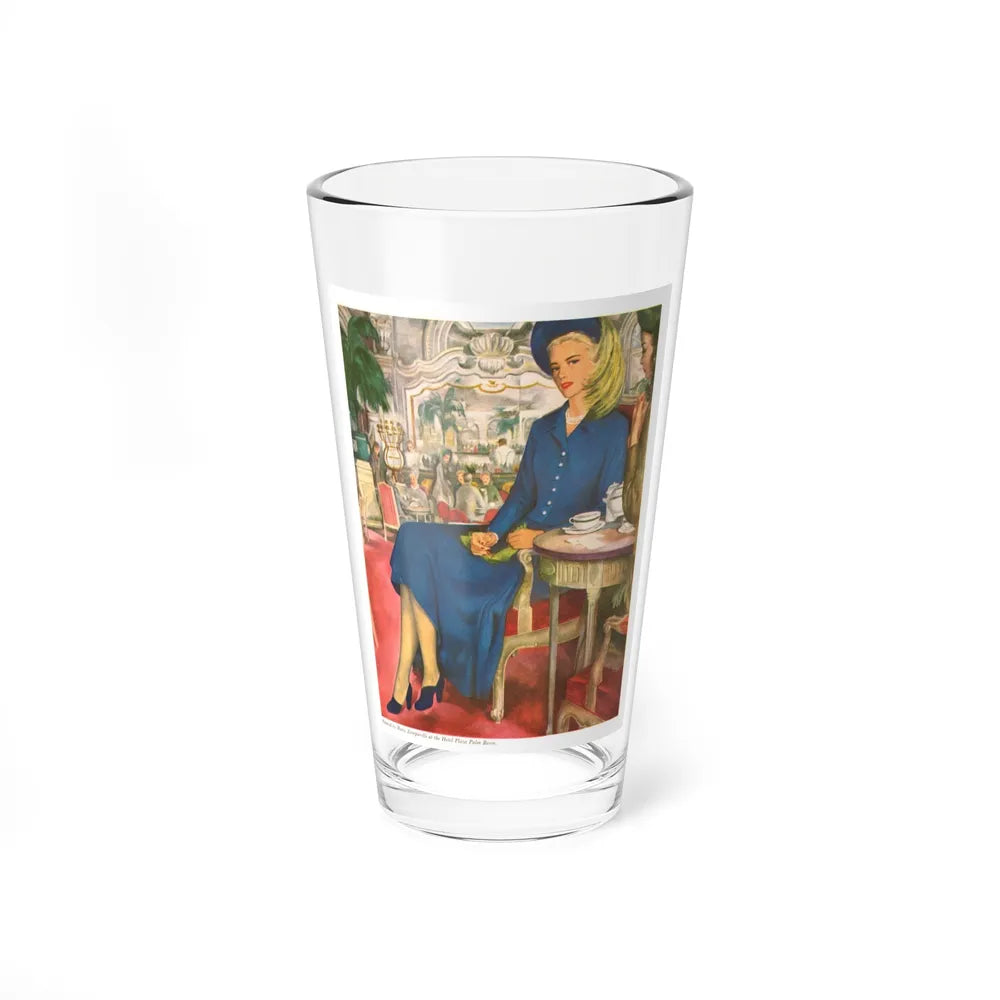 Nolde Nylons advertisement, 1948 (Magazine Illustration) Pint Glass 16oz-16oz-Go Mug Yourself