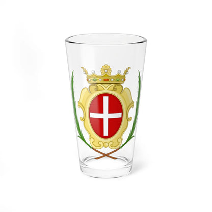 Noli-Stemma (Italy) (Coat of Arms) Pint Glass 16oz 16oz - Go Mug Yourself