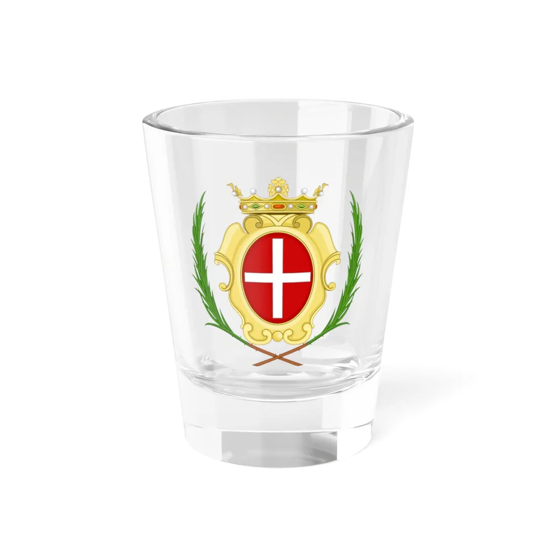 Noli-Stemma (Italy) (Coat of Arms) Shot Glass 1.5oz 1.5oz - Go Mug Yourself