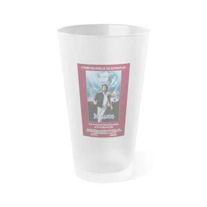 NOMADS 1986 Movie Poster - Frosted Pint Glass 16oz-16oz-Frosted-Go Mug Yourself