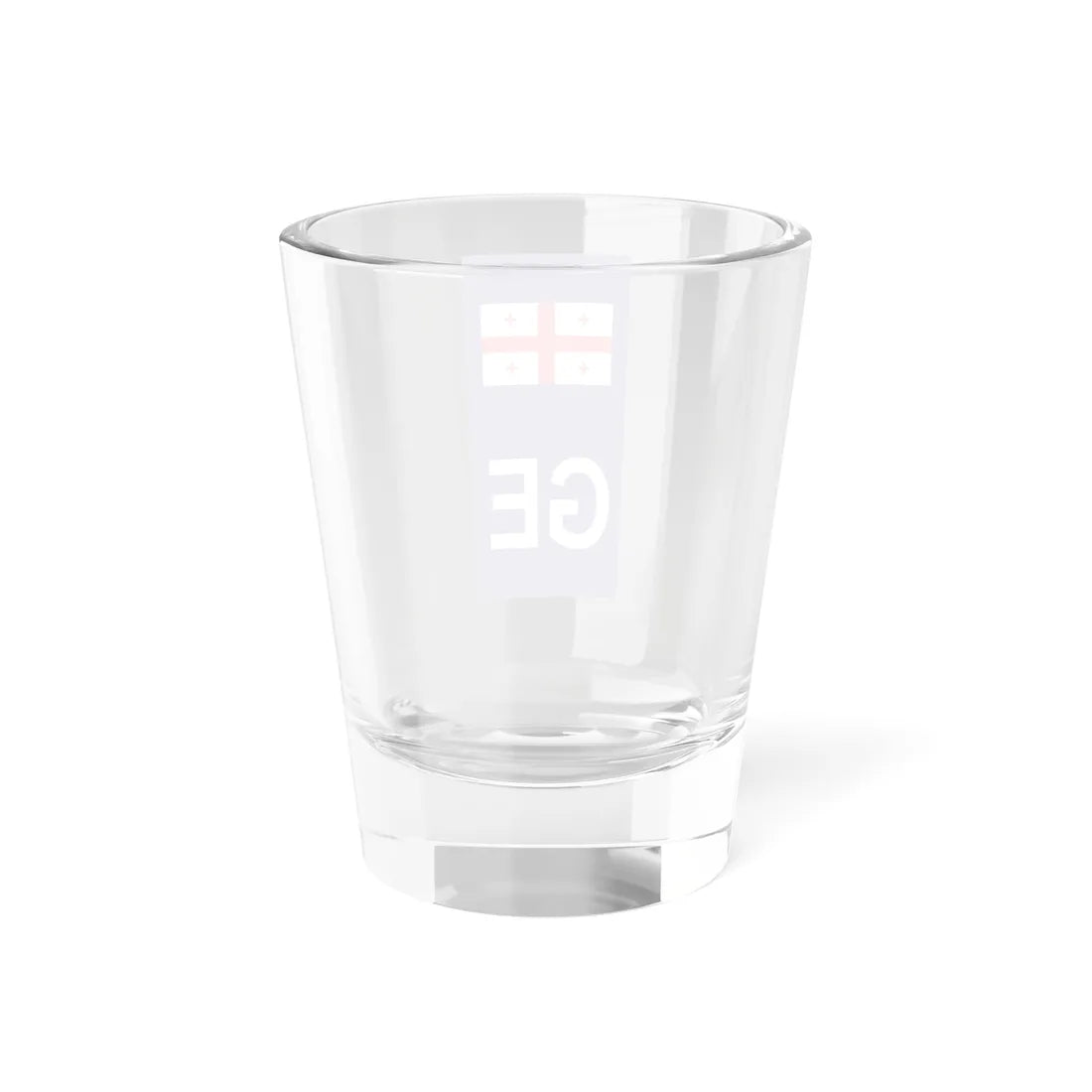 Non-EU-section-with-GE (Georgia) Shot Glass 1.5oz - Go Mug Yourself