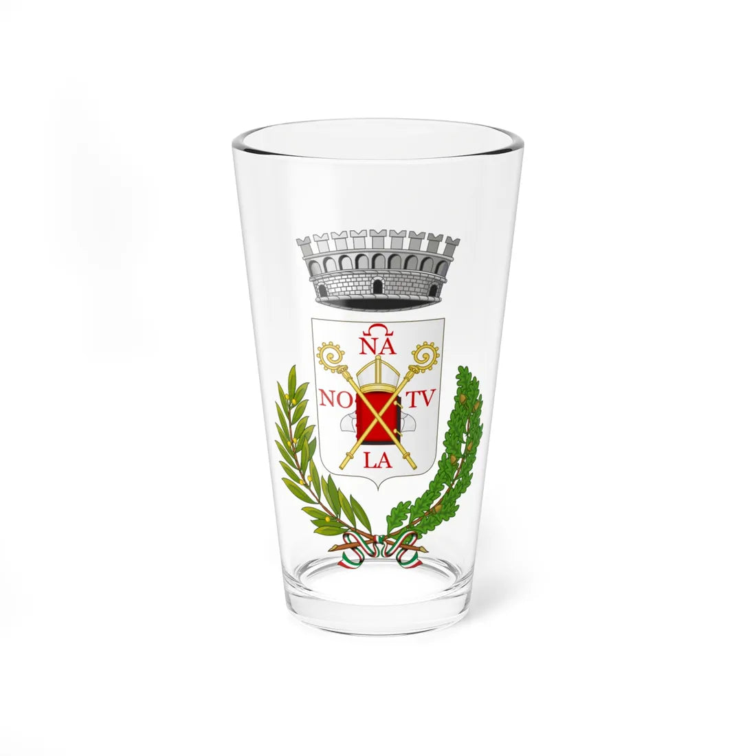 Nonantola-Stemma (Italy) (Coat of Arms) Pint Glass 16oz 16oz - Go Mug Yourself