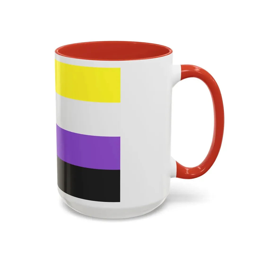 Nonbinary Pride Flag - Accent Coffee Mug - Go Mug Yourself
