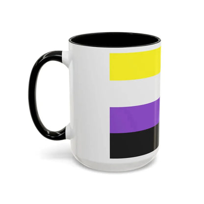 Nonbinary Pride Flag - Accent Coffee Mug - Go Mug Yourself