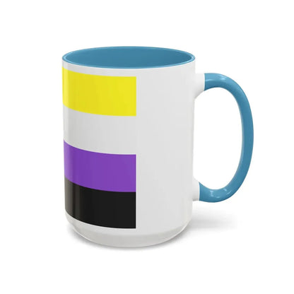 Nonbinary Pride Flag - Accent Coffee Mug - Go Mug Yourself