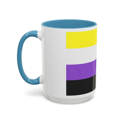 Nonbinary Pride Flag - Accent Coffee Mug - Go Mug Yourself