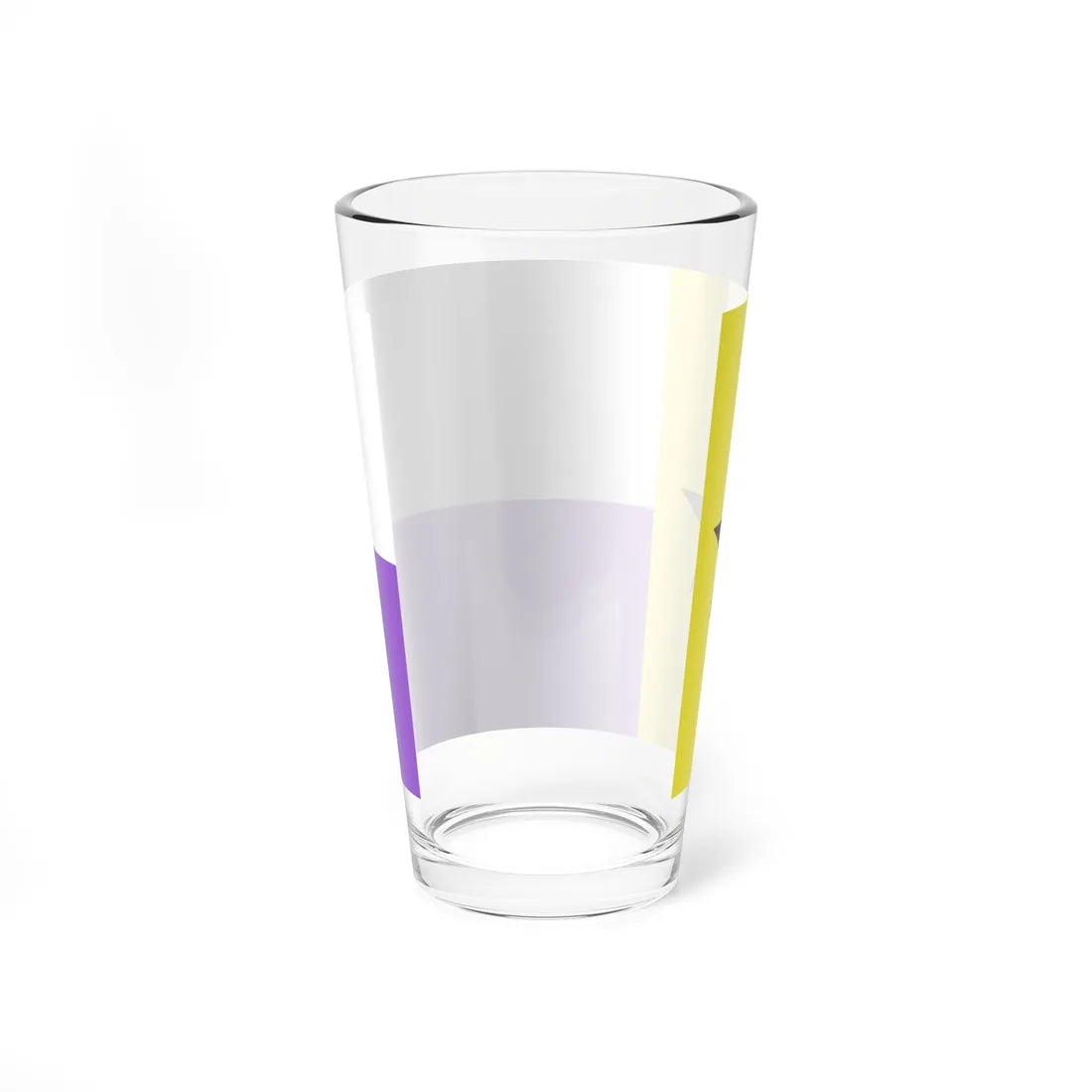 Nonbinary Texas flag (United States) Pint Glass 16oz - Go Mug Yourself