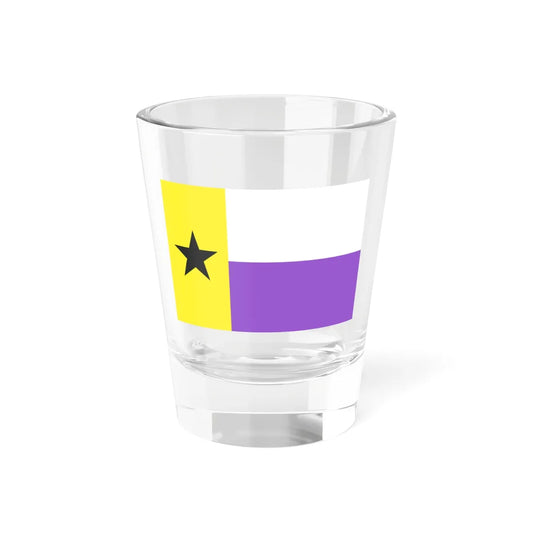 Nonbinary Texas flag (United States) Shot Glass 1.5oz 1.5oz - Go Mug Yourself