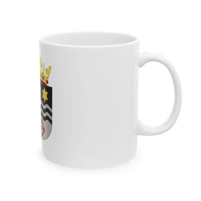 Noord-Beveland vlag (Netherlands) White Coffee Mug - Go Mug Yourself