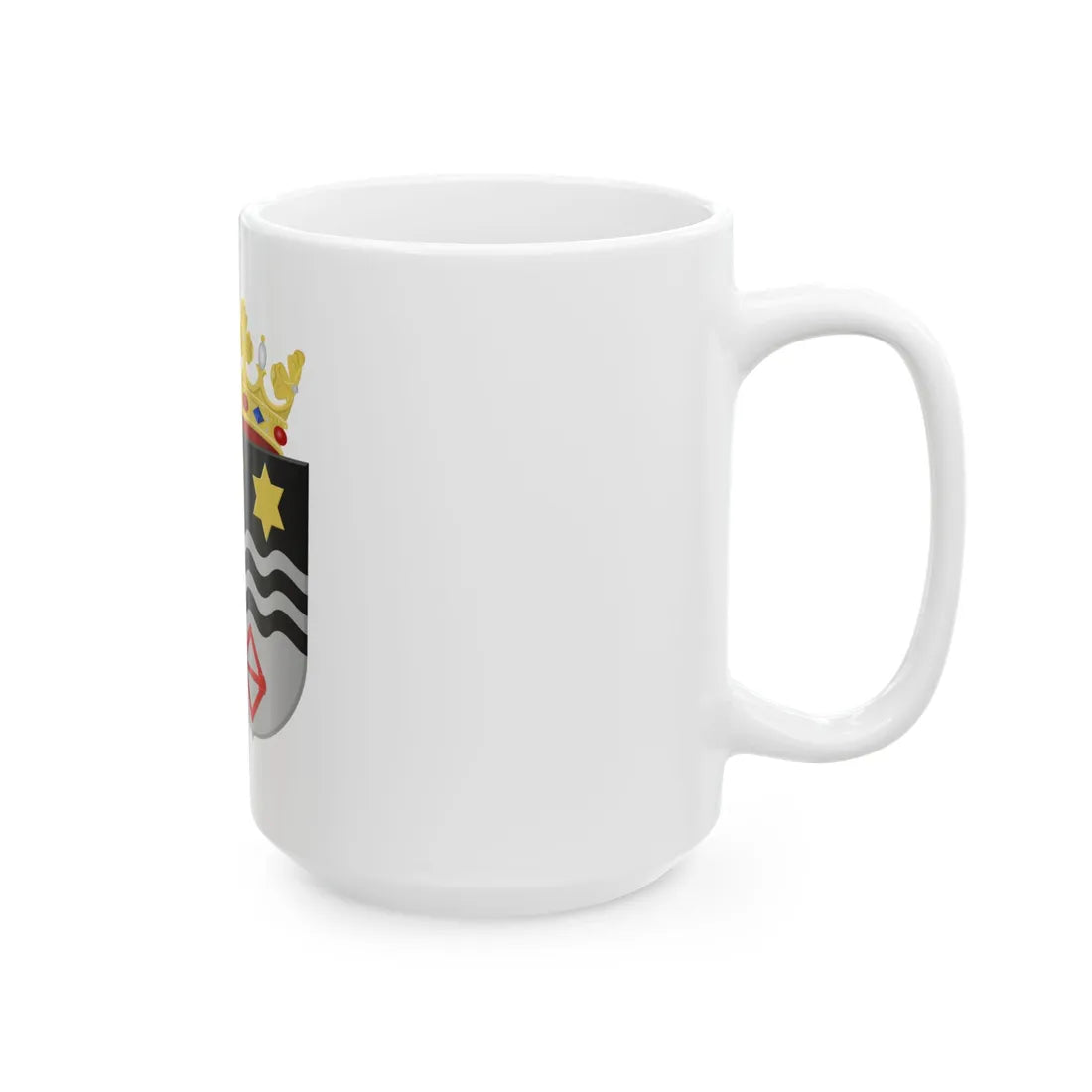 Noord-Beveland vlag (Netherlands) White Coffee Mug - Go Mug Yourself