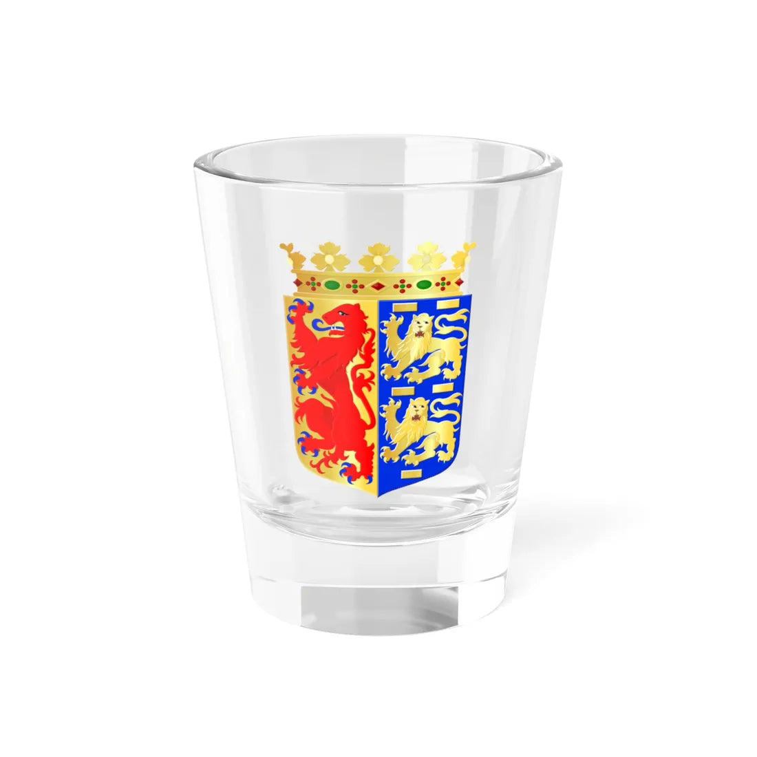 Noord-Holland wapen (Netherlands) (Coat of Arms) Shot Glass 1.5oz 1.5oz - Go Mug Yourself