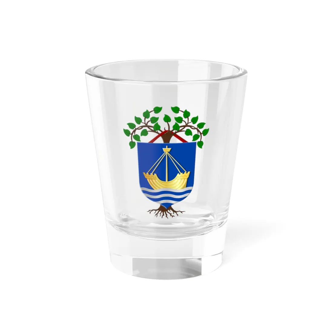 Noorder Koggenland wapen (Netherlands) (Coat of Arms) Shot Glass 1.5oz 1.5oz - Go Mug Yourself