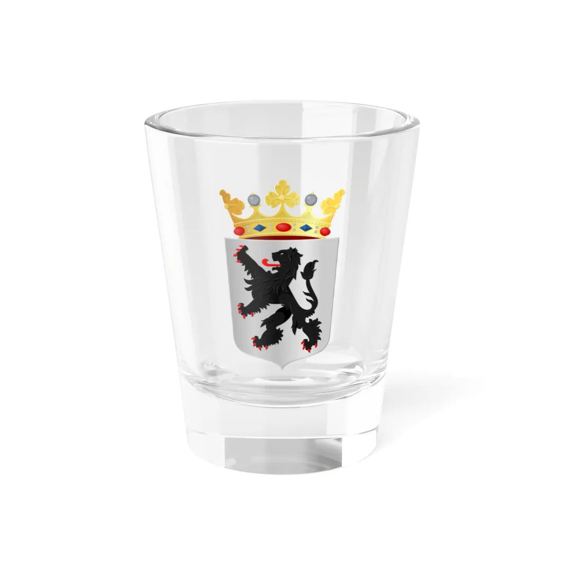 Noordwijk wapen 2019 (Netherlands) (Coat of Arms) Shot Glass 1.5oz 1.5oz - Go Mug Yourself