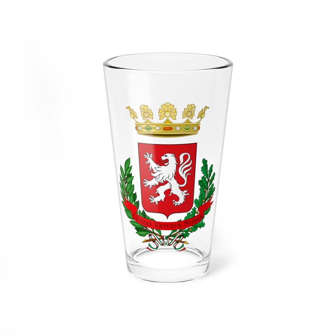 Norcia-Stemma (Italy) (Coat of Arms) Pint Glass 16oz 16oz - Go Mug Yourself