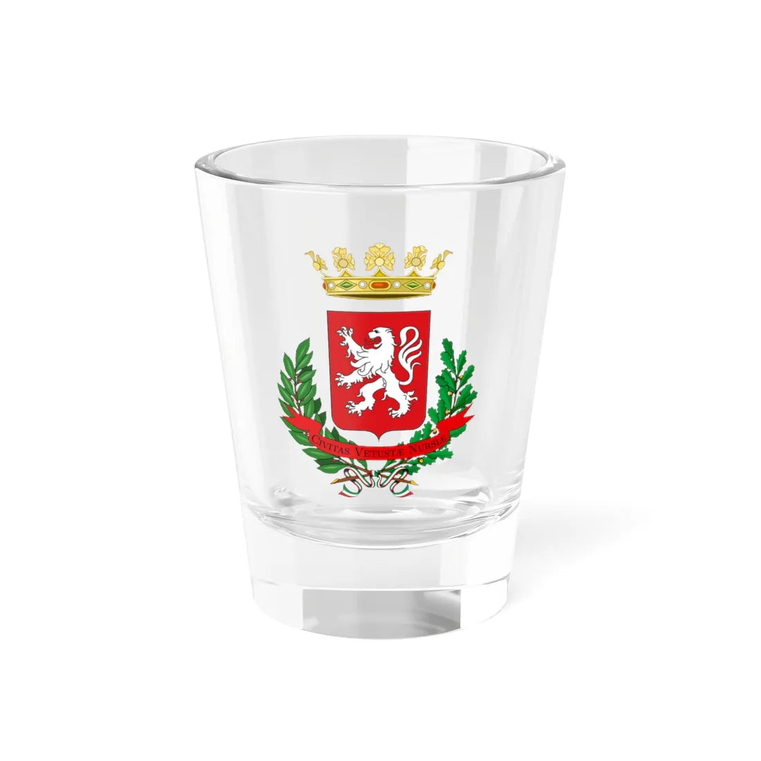 Norcia-Stemma (Italy) (Coat of Arms) Shot Glass 1.5oz 1.5oz - Go Mug Yourself