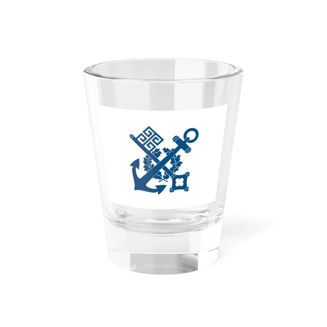 Norddeutscher Lloyd flag (Germany) Shot Glass 1.5oz 1.5oz - Go Mug Yourself