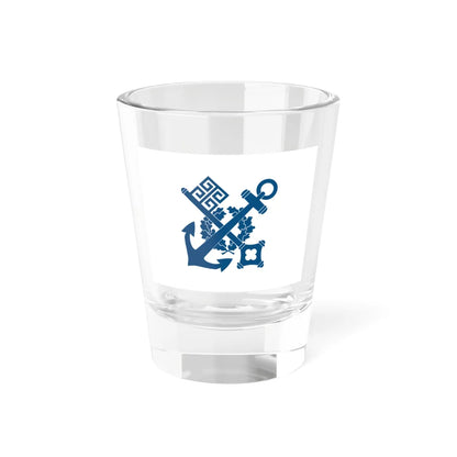Norddeutscher Lloyd flag (Germany) Shot Glass 1.5oz 1.5oz - Go Mug Yourself