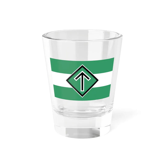 Nordiska Motståndsrörelsen Flag (Denmark) Shot Glass 1.5oz 1.5oz - Go Mug Yourself