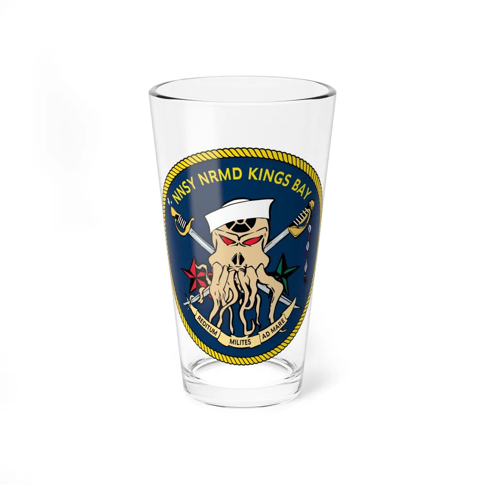 Norfolk Naval Shipyard Kings Bay Georgia Squids (U.S. Navy) Pint Glass 16oz-16oz-Go Mug Yourself