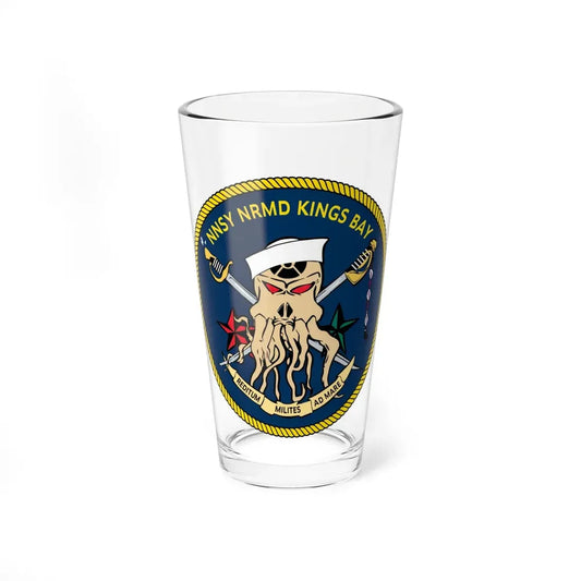 Norfolk Naval Shipyard Kings Bay Georgia Squids (U.S. Navy) Pint Glass 16oz 16oz - Go Mug Yourself