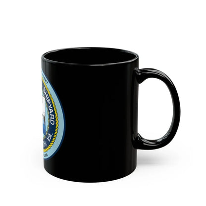 Norfolk Naval Shipyard Portsmouth VA (U.S. Navy) Black Coffee Mug-Go Mug Yourself