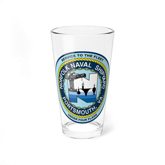 Norfolk Naval Shipyard Portsmouth VA (U.S. Navy) Pint Glass 16oz 16oz - Go Mug Yourself