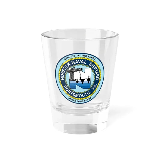 Norfolk Naval Shipyard Portsmouth VA (U.S. Navy) Shot Glass 1.5oz 1.5oz - Go Mug Yourself