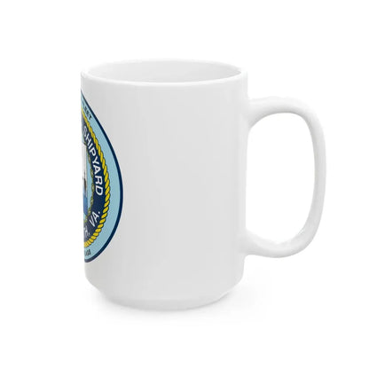 Norfolk Naval Shipyard Portsmouth VA (U.S. Navy) White Coffee Mug - Go Mug Yourself