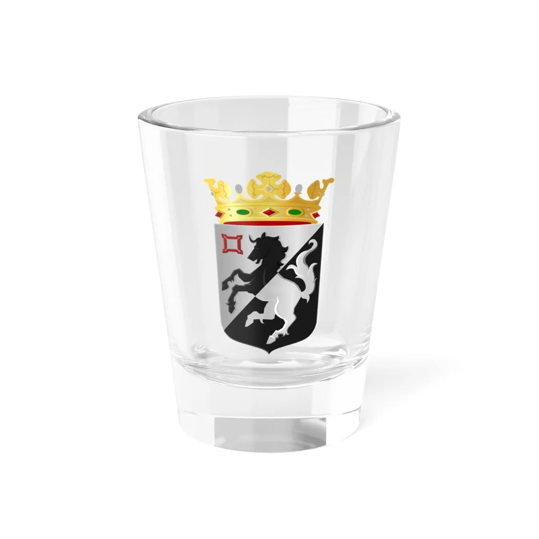Norg wapen (Netherlands) (Coat of Arms) Shot Glass 1.5oz 1.5oz - Go Mug Yourself