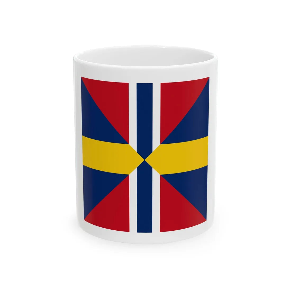 Norge-Sverige-Sildesalaten (Estonia) White Coffee Mug 11oz - Go Mug Yourself
