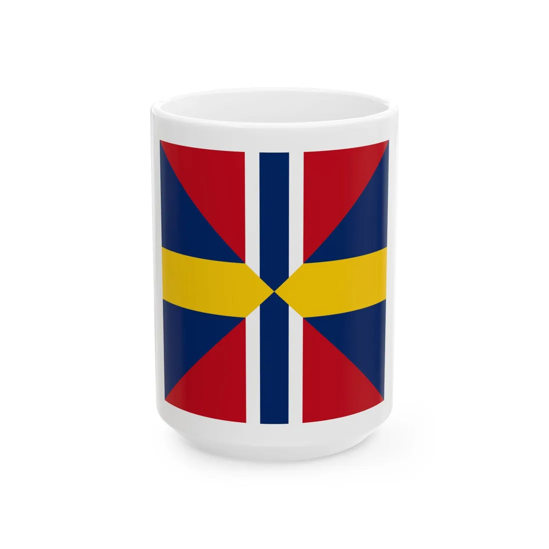 Norge-Sverige-Sildesalaten (Estonia) White Coffee Mug 15oz - Go Mug Yourself
