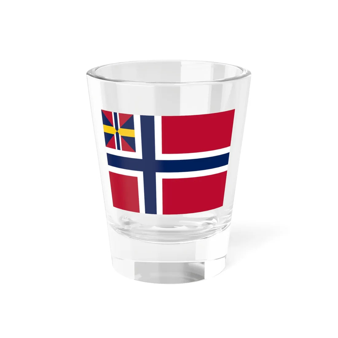 Norge-Unionsflagg-1844 (Estonia) Shot Glass 1.5oz 1.5oz - Go Mug Yourself