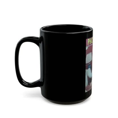 Norma Sykes #125 - Mag. Cover (Vintage Female Icon) Black Coffee Mug - Go Mug Yourself