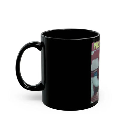 Norma Sykes #125 - Mag. Cover (Vintage Female Icon) Black Coffee Mug - Go Mug Yourself