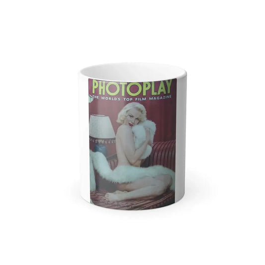 Norma Sykes #125 - Mag. Cover (Vintage Female Icon) Color Changing Mug 11oz 11oz - Go Mug Yourself
